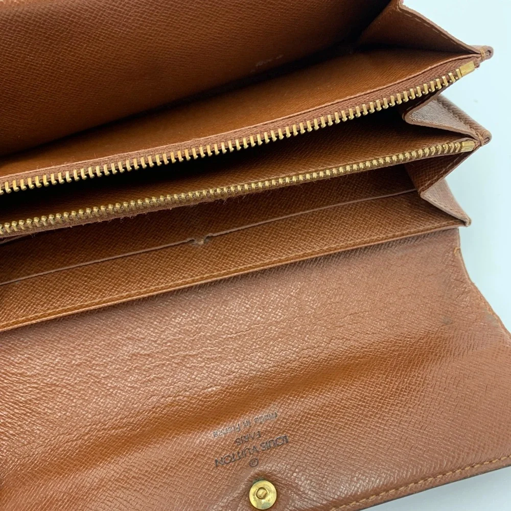 💥AUTHENTIC💥 Louis Vuitton Monogram Sarah Wallet - Picture 9 of 12